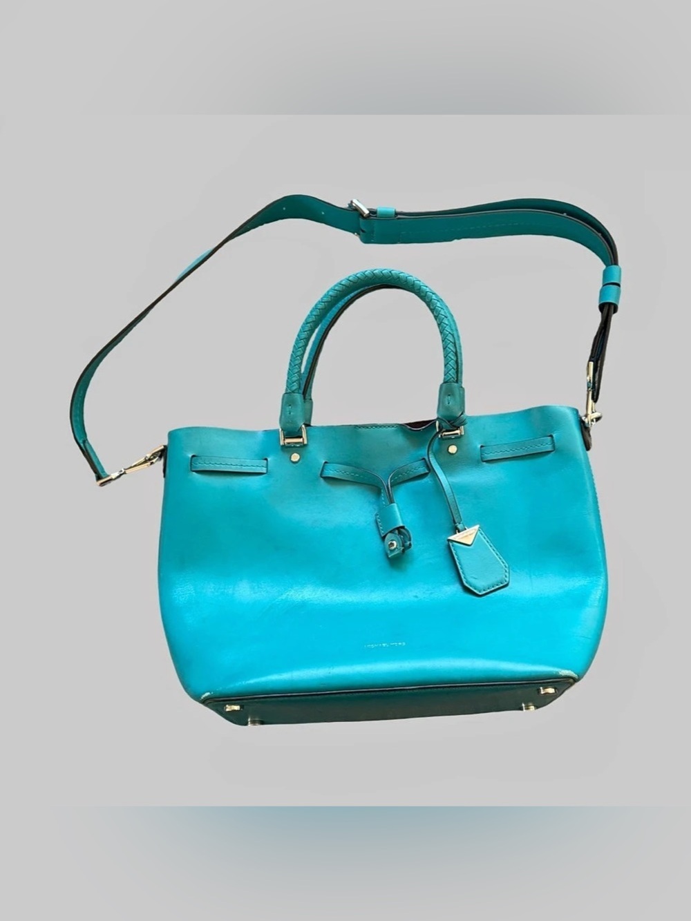 MICHAEL KORS Blakely Leather Bucket Bag Teal